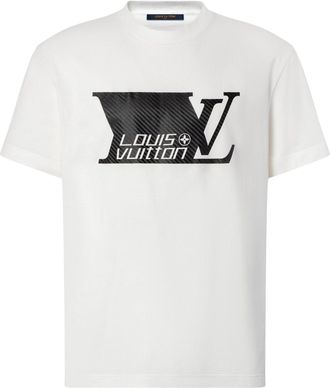 Louis Vuitton SS26 Printed Signature T-Shirts 1AJRDB