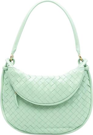Bottega Veneta Pre-owned Woven Shoulder Bag - Dames - Vintage Schoudertas - Groen - ONE Size - Vintage