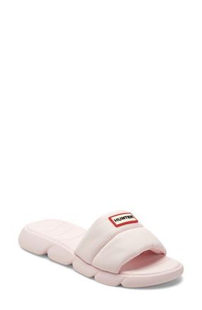 Hunter Coast Water Resistant Slide Sandal in Light Pink 680 at Nordstrom, Size 11