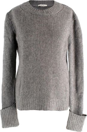 The Row Grey Cashmere Crewneck Knit Size M