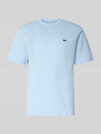 Lacoste Regular Fit T-Shirt aus reiner Baumwolle in Hellblau, Gr&ouml;&szlig;e XXXL