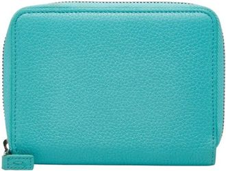 Tiffany & Co. Tiffany Blue Leather Long Wallet (Bi-Fold) (Pre-Owned)