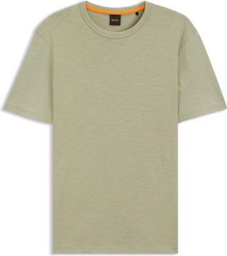 Boss Orange by Hugo Boss T-Shirt BOSS ORANGE Tegood, Herren, Gr. 3XL, gr&uuml;n (open gr&uuml;n370), Single Jersey, Obermaterial: 100% Baumwolle, regular fit normal, Rundhals, eingesetz