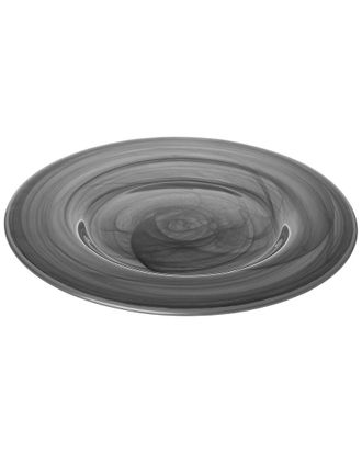 Alice Pazkus Set Of Four Black Alabaster Chargers