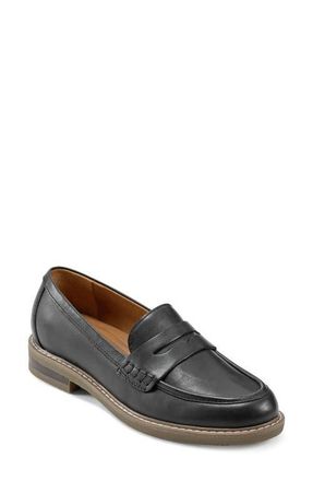 Earth Javas Penny Loafer in Black at Nordstrom, Size 6.5