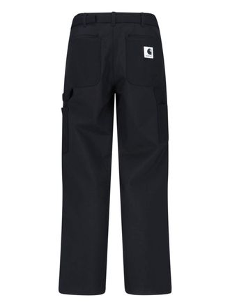 sacai Mens Trousers Black Polyester