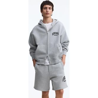 H&M Relaxed-fit shorts in Light Gray Melange/soho Nyc at Nordstrom, Size X-Large