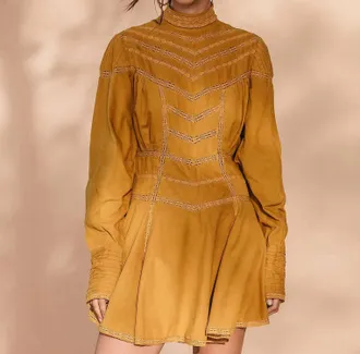 Mes Demoiselles... Dress Bella In Ochre