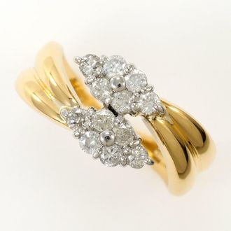 C&A Unbranded Platinum yellow gold yellow gold (18K) Platinum 900 Band Ring (Pre-Owned)