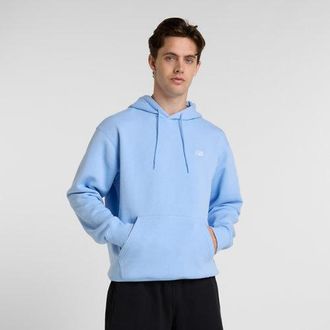 New Balance Uomo Sport Essentials Fleece Hoodie in Blu, Cotone, Taglia XL