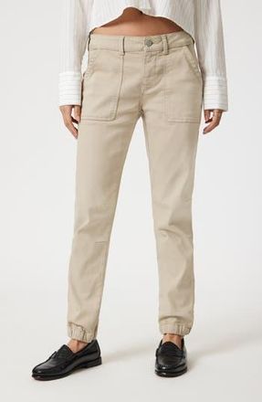 Mavi Ivy Mid Rise Slim Twill Utility Pants in Tidal Foam Flex Blue at Nordstrom Rack, Size 31 X 28