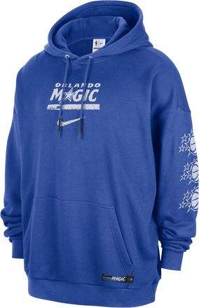 Nike Mens Orlando Magic Courtside Jordan NBA Club Premium Pullover Hoodie in Blue | IQ0875-480