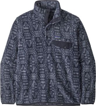 Patagonia Lightweight Synch Snap-T P/O Fleecepullover für Herren | blau