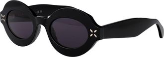 Alaia Womens Sunglasses Acetate Black-Black-Grey Black/black/grey