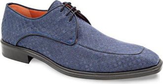Mezlan Embossed Derby in Blue at Nordstrom, Size 11.5