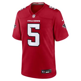 Nike Drake London Atlanta Falcons Nike Mens NFL Game Jersey in Red | 67NM0IXP96F-7Z0