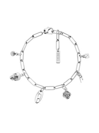 Diesel Armband met bedel - Zilver