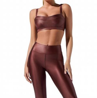 Heroine Sport Celine Sports Bra In Henna