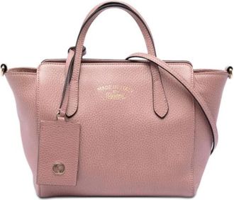 Gucci Pre-owned Mini Swing - Dames - Vintage Handtas - Roze - ONE Size - Leer - Vintage