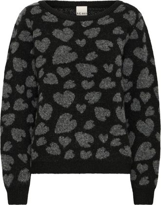 Ichi Maglia Girocollo - - Knitwear - Donna - Multicolore - S