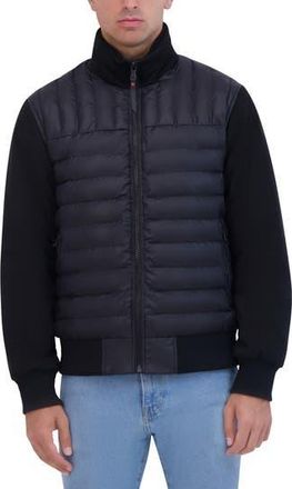Robert Graham Water Repellent Quilted Bomber Jacket in Black at Nordstrom Rack, Size Medium