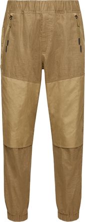 Moncler Moncler Linen Jogging Pants, Men, Brown, Size: L