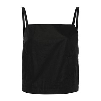 Sportmax Sportmax, Sleeveless Tops, female, Black, Size: 2XS Stylish TOP for Fashion Enthusiasts