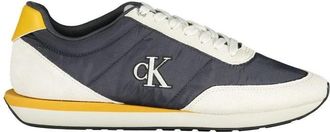 Calvin Klein Polyester Sneaker - Heren - Sneakers - Blauw - 40 EU - Polyester - Schoenen