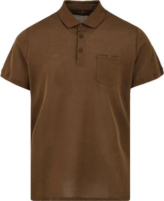 Moorer Peschici-Jtp Polo Shirt - Heren - Polos - Bruin - 2XL - Katoen - Tops