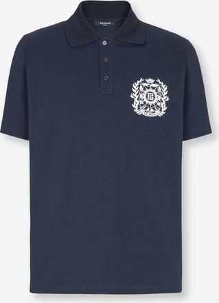 Balmain Printed Logo Polo