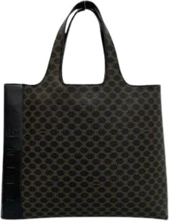 Celine Pre-owned Vintage Tote Bag - Dames - Vintage Shopper - Zwart - ONE Size - Leer - Vintage