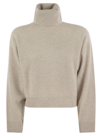 Brunello Cucinelli Ribbed Turtleneck Sweater