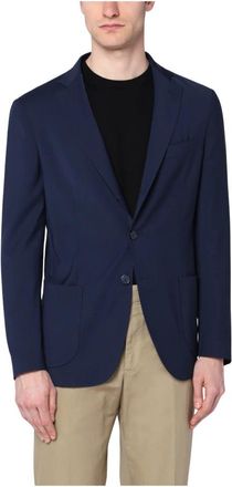 Santaniello Elegante Biagio Jassen - Heren - Blazers - Blauw - XL - Wol - Jassen
