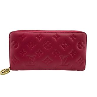 Louis Vuitton Pink Leather Long Wallet (Bi-Fold) (Pre-Owned)
