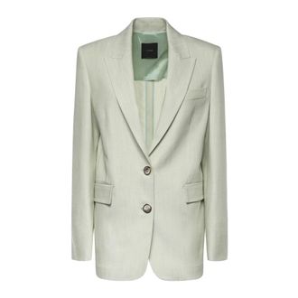 Pinko Blazers, female, Gray, Size: XS Faith Blazer