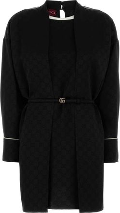 Gucci Womens Black Crepe Dress viscose - Size EU 34 (Womens)