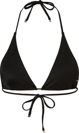 HUGO BOSS Triangel-Bikini-Top BOSS CI TRIANGLE, Damen, Gr. M, N-Gr, schwarz, Microfaser, Obermaterial: 80% Polyamid, 20% Elasthan, Bikini-Oberteile Triangel-Bik