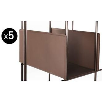 CASAMANIA Shelf Network - Brown - Imitation leather - Designer Neuland - Paster & Geldmacher