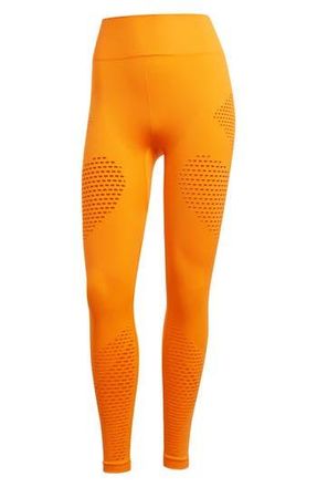 adidas by Stella McCartney Seamless Leggings in Crew Orange at Nordstrom Rack, Size Small