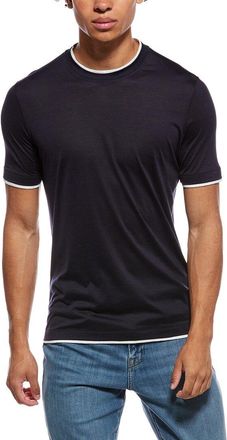 Brunello Cucinelli Silk-Blend T-Shirt