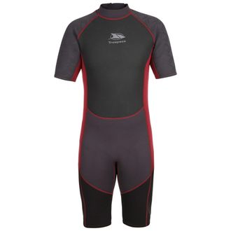 Trespass Mens Argon Wetsuit (Black/Red) Neoprene - Size X-Large