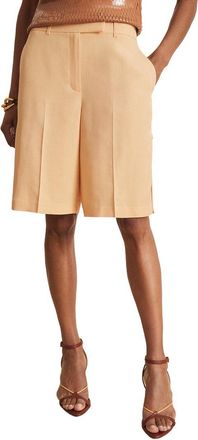 Reiss Lina Tailored Linen-Blend Short