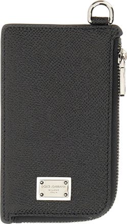 Dolce & Gabbana Card Holder With Logo Plaque
