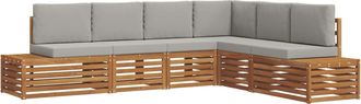 vidaXL Conjunto De Sof&aacute;s De Exterior 6 Uds. Vidaxl