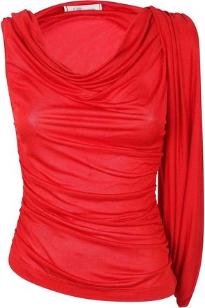 Blumarine Jersey Sable Top