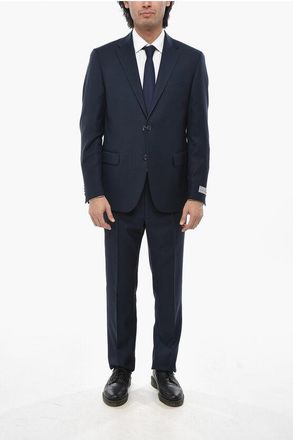 Nino Danieli Virgin Wool Notch Lapel 2-Button Suit size 52