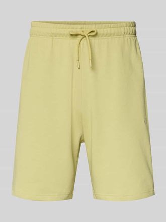 The North Face Sweatshorts mit Logo-Stitching in Neon Gelb, Gr&ouml;&szlig;e XXL