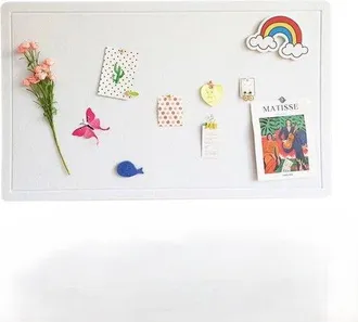 OEM Tablero De Corcho Grande De 60 X 40 Cm, 0,9 Cm De Grosor, Tablero De Fotos Plegable Con Cinta Adhesiva, Tablero De Visi&oacute;n Autoadhesivo, Fieltro
