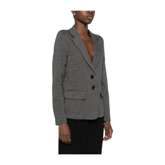 Emporio Armani Dames, Jassen, Zwart, Maat: S Zijde