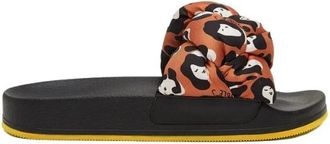 La DoubleJ Gevlochten Slippers - Dames - Sandalen - Oranje - 42 EU - Polyester - Schoenen